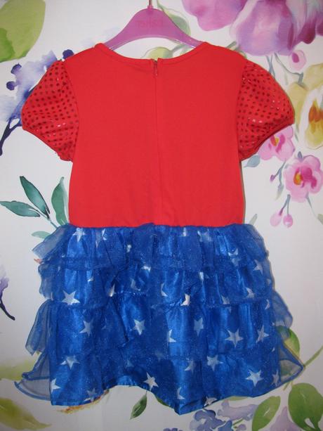 Kostým - šaty s pláštěm wonder woman, 