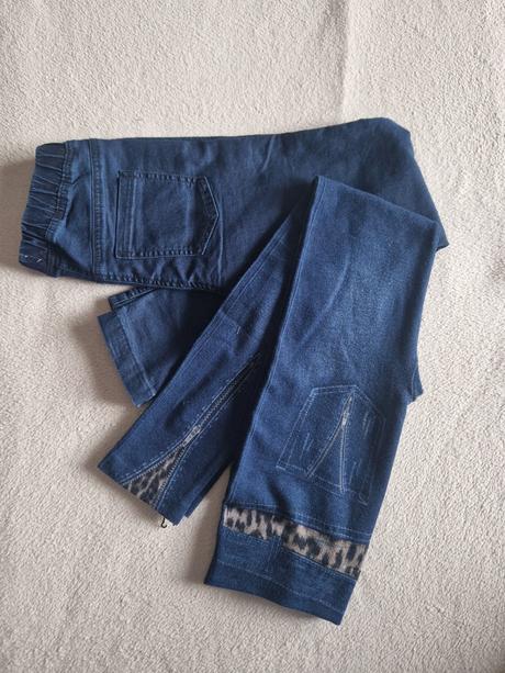Set džínových slim kalhot, 152