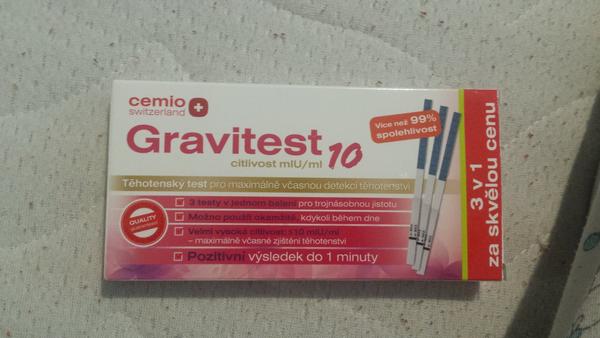 Gravitest 10 Cemio - falešně pozitivní?