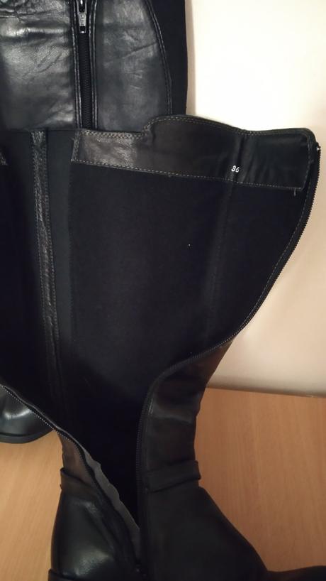 Kožené kozačky zn.baťa, vel.36, baťa,36