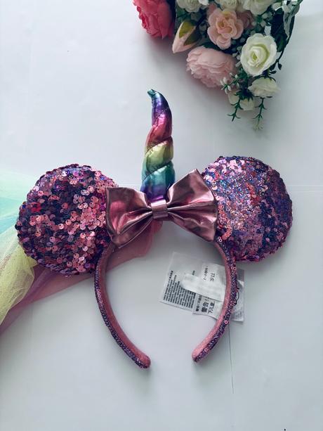 An9/ čelenka se závojem unicorn minnie, h&m