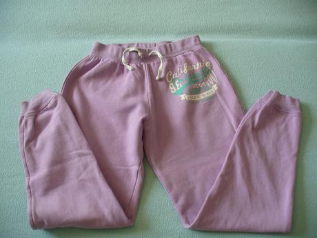 Tepláky dívčí fialové vel. 152 zn. yd, young dimension,152