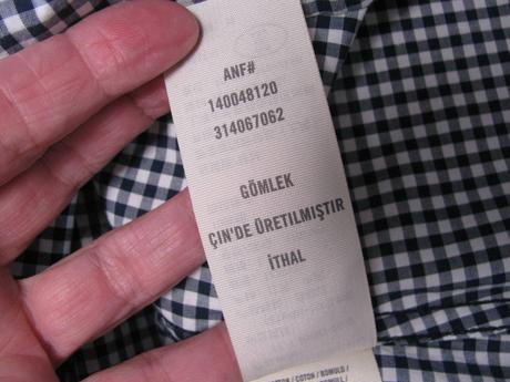 Dámská plátěná košilová halenka, modro bílá, abercrombie&fitch,l