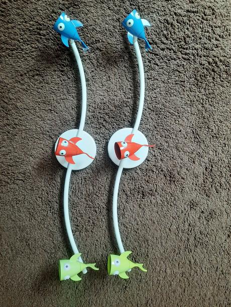 2x lustr (světlo, svítidlo) ikea kryp ryby,