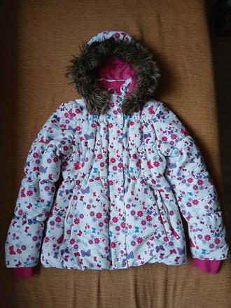 Dívčí lyžařská zimní bunda, lewro,158
