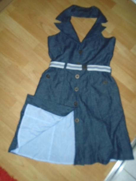 Šaty džínové next vel m/38 gb 12, next,38