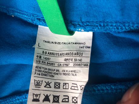 Benetton 2 kusy kraťasu 140, benetton,140