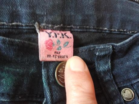 Džínové kraťasy nebo dlouhé 152, kik,152