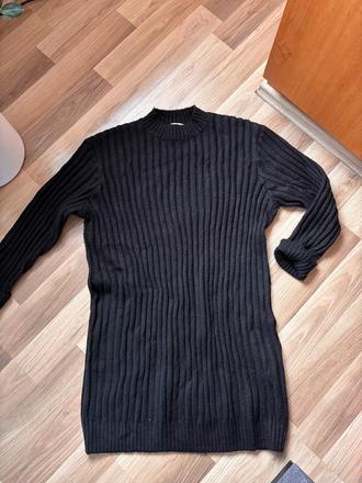 Teplé pletené šaty, h&m,s