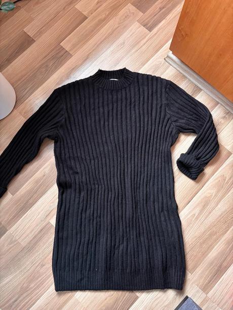 Teplé pletené šaty, h&m,s