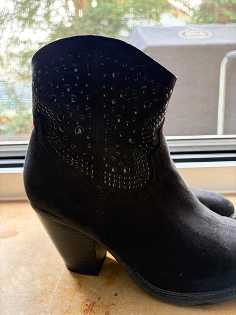 Marco tozzi polokozacky cerne vyteplene 37, marco tozzi,37