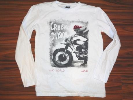 Luxusní tričko - kostra na motorce, chapter young,158 / 164