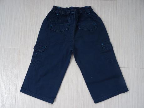 Plátěné kalhoty zn. mothercare vel. 80, mothercare,80