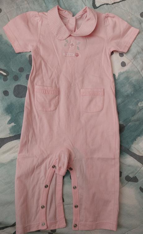 Overal s límečkem a výšivkou, f&f,74