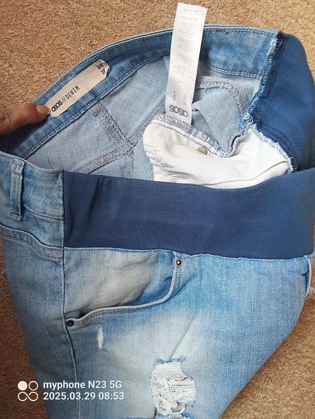 Šortky zn."asos denim" vel."38", denim,38