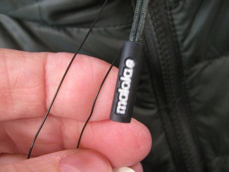 Přechodová péřová bunda s kapucí maloja, xl