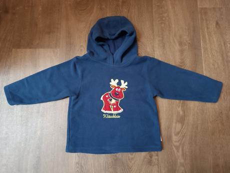 2x tmavě modré fleecové mikiny, vel.98 (2-3 roky), f&f,98