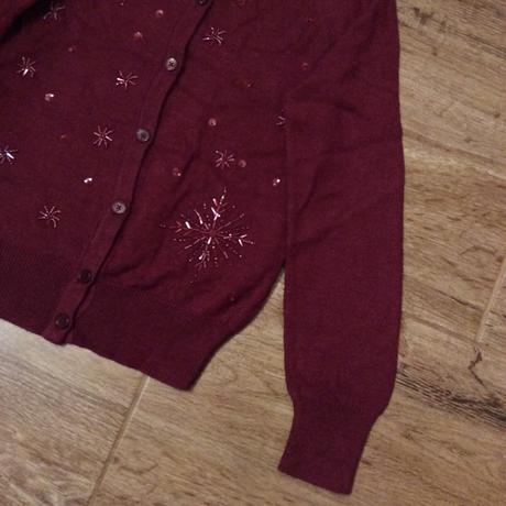 Propínací svetřík zdobený korálky gap, gap,122