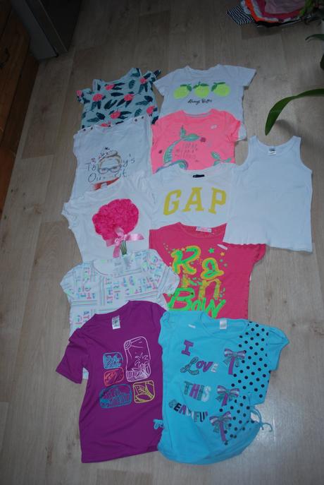 8x triko tričko i jednotlivě, 128