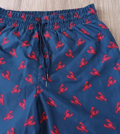 Chlapecké plavky tmavě modré raci, s