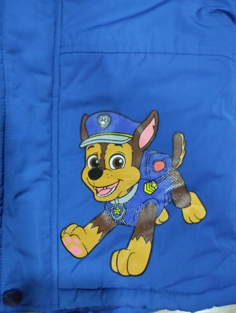 Zimní bunda tlapková patrola, nickelodeon,116