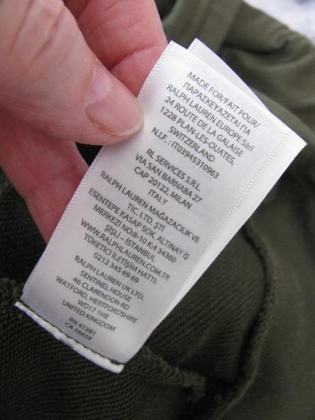 Luxusní olivově zelená mikina s kapucí /unisex, ralph lauren,170