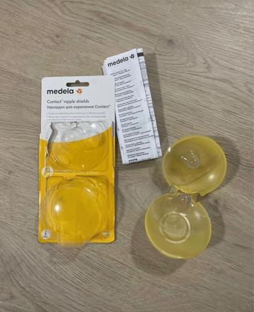 Kontaktní kojící kloboučky, zn. medela, 