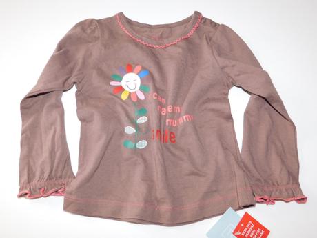 Dívčí triko-dlouhý rukáv, tu,80
