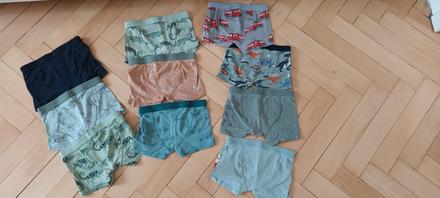 Boxerky lindex - vel. 98 / 104 - 10 ks, lindex,98