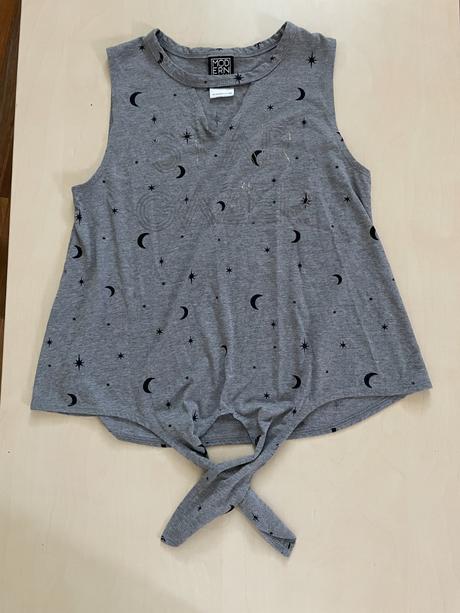 Letní top s hvězdou a měsíce, vel xs, modern lux, xs