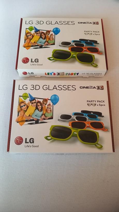 5 x (nebo 10x) 3d brýle lg, 