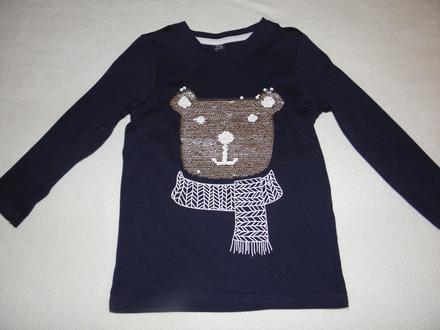 Tričko s měnícími flitry zn. kiki&koko vel.110, kiki&koko,110
