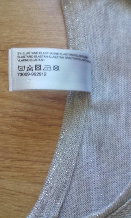 Asymetrický trblietavý top šelma, c&a,134