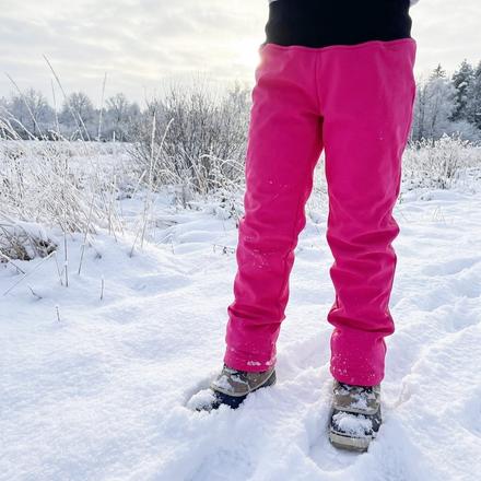 Zimní kalhoty s medvídkovou podšívkou, 80 - 152