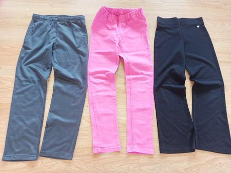 Kalhoty + tepláky vel.134/140, 134