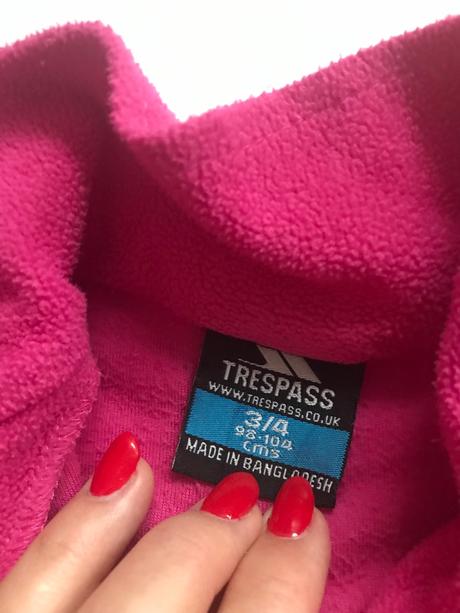 Mikina fleecová - v.3/4 roky, 104