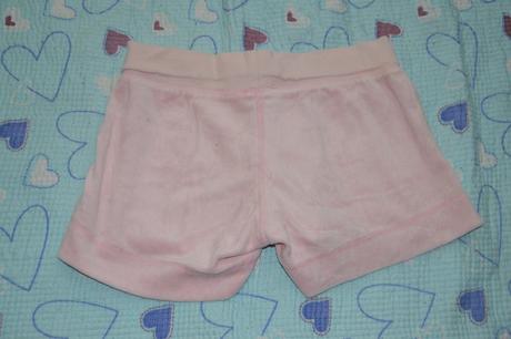 140/146 plyšové kraťasy, šortky, 140