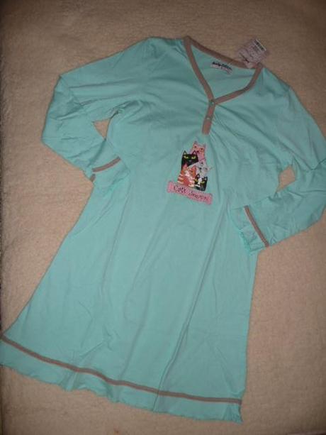 Pyžamo noční košilka košile, l / m / s