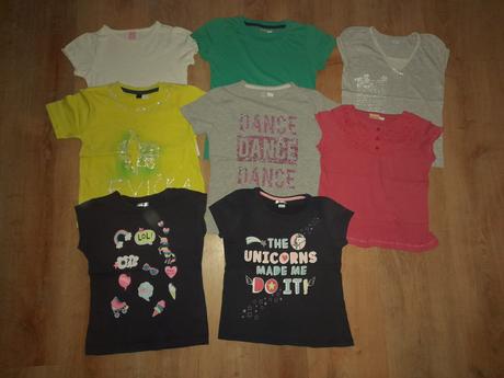 8 x tričko, vel 122/128, 122