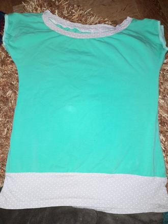 Triko krátký rukáv zelené s, s