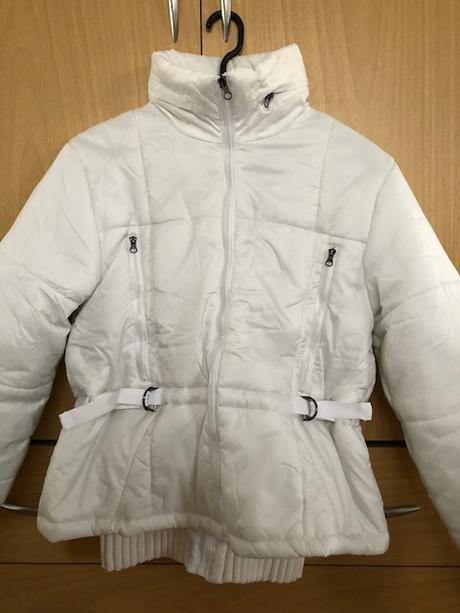 Bílá zimní bunda, bonprix,m