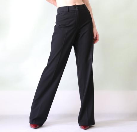 Černé kalhoty s puky gerry weber vel. 42, gerry weber,xl