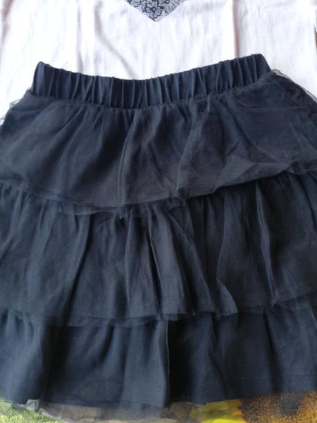 Komplet sváteční - halenka se sukýnkou vel.128/134, bonprix,128