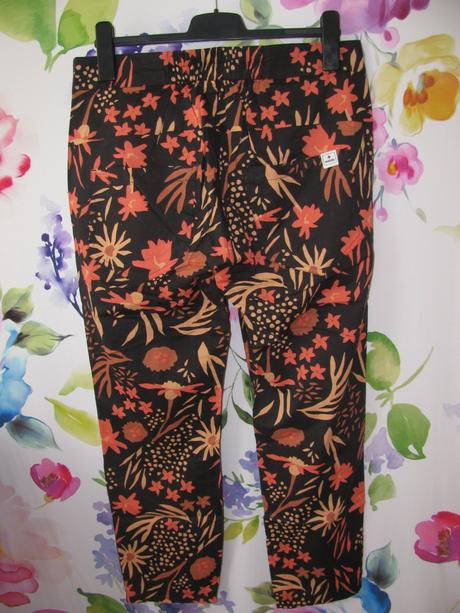 Barevné tenké kotníkové letní kalhoty maloja, l