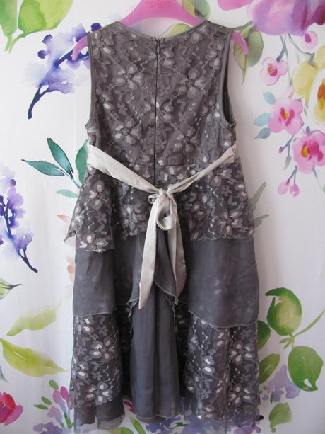 Společenské šedo fialové šaty topolino, topolino,122