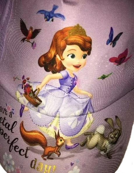 Lila fialová kšiltovka, princezna, vel. 6-8 let, h&m,116