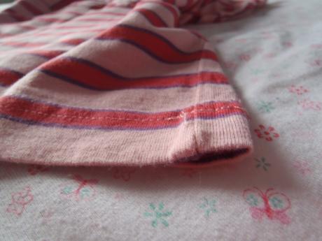 Pruhovany damsky natelnik, s