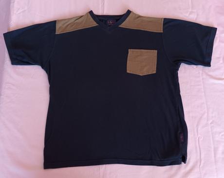 Chlapecké triko krátký rukáv tmavě modré, 158