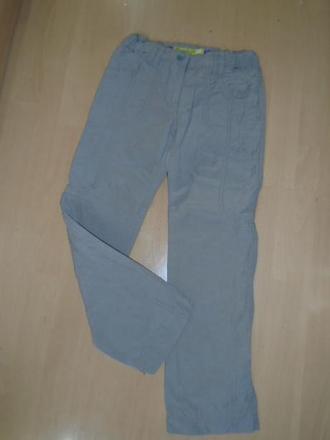 Kalhoty podšité bavlnou vel 7 l 128, 128