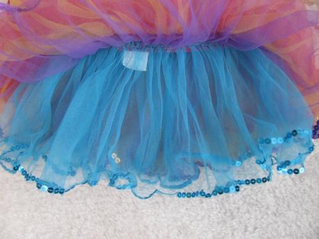 Barevná tylová vícevrstvá sukně, 104